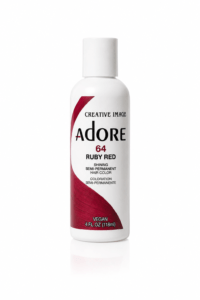 Adore 64 Ruby Red Semi-Permanent Hair Color (Creative Image)