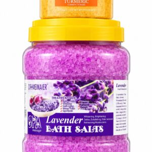 Dr. Meinaier Lavender Spa Bath Salts 3kg (+ Turmeric Shea Sugar Scrub 100g bonus)